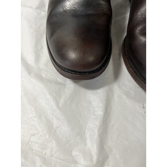 FRYE Melissa Harness Inside Zip Tall Brown Leather Boots Sz 6 B 76929 $438 - Picture 16 of 16